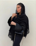 شال گیپور مخمل واردانتی دور دانتل